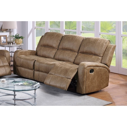 Poundex Manual Reclining Sofa Model F8786