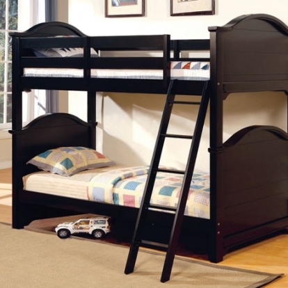 Furniture of America Chesapeake Contemporary Solid with Wood Veneer Black Underbed Drawers Model CM-BK616-DR