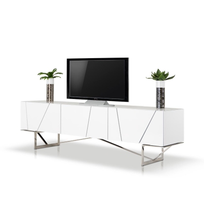 VIG Furniture White TV Stand SKU VGWCROSTOCK-WHT - Product ID 15041
