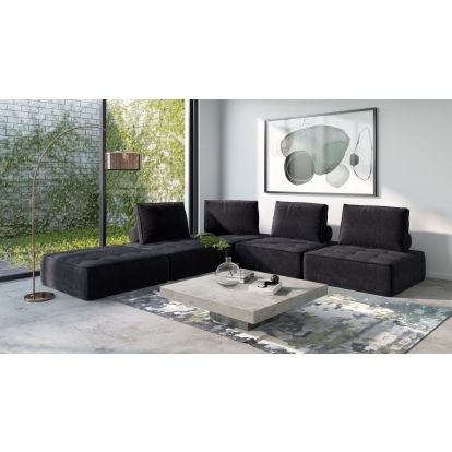 VIG Furniture Black Sectional Sofa SKU VGKNK8542-BLK - Product ID 76422