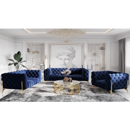 VIG Furniture Blue Sofa Set SKU VGCA1346-BLU - Product ID 73691