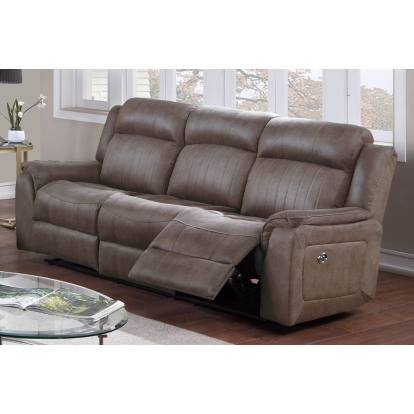 Poundex Power Reclining Sofa Model F86373