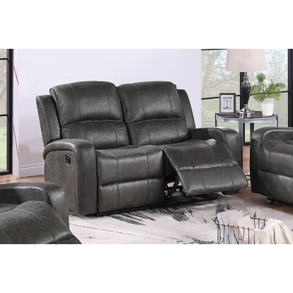 Poundex Manual Reclining Loveseat Model F8782