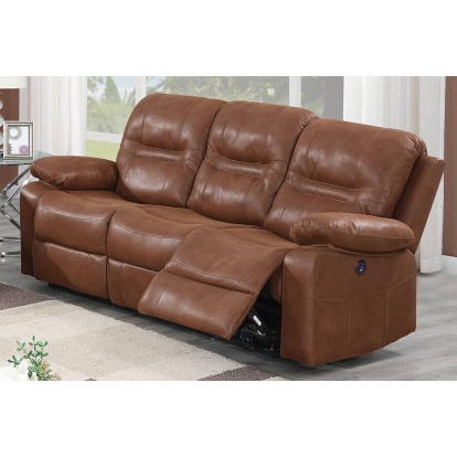 Poundex Power Reclining Sofa Model F86246