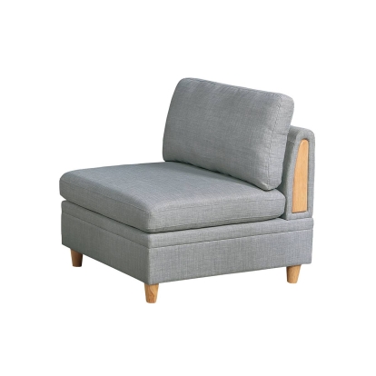 Poundex Armless Chair Model F8938