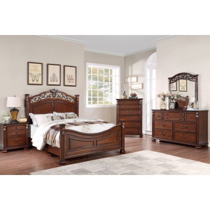 Poundex California King Bed Model F9613CK