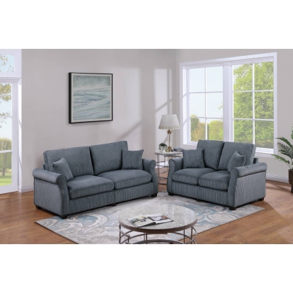 Poundex 2-Piece Sofa Set Model F8429