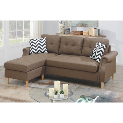 Poundex Reversible Sectional Set Model F6458