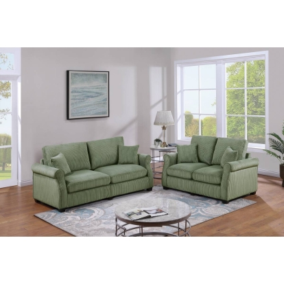 Poundex 2-Piece Sofa Set Model F8430