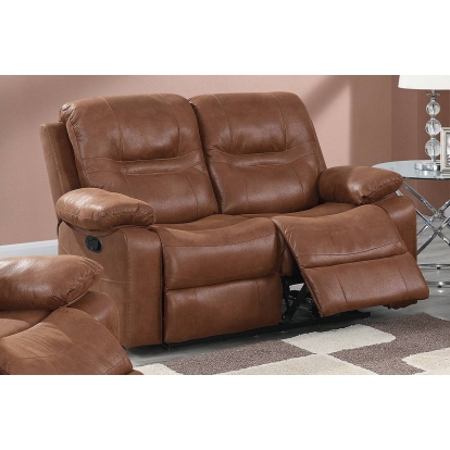 Poundex Motion Loveseat Model F6646