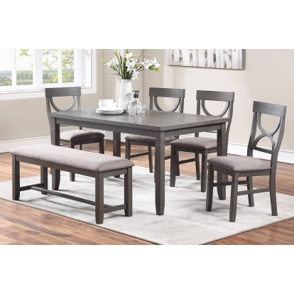 Poundex 6-Pc Dining Set Model F2563