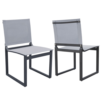 VIG Furniture Grey Outdoor SKU VGGERH-AGEAN-CH-GRY-2 - Product ID 77689Z