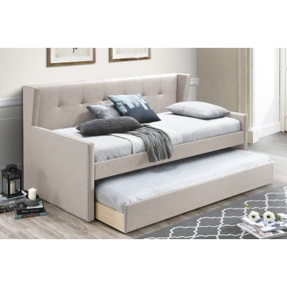 Poundex Day Bed With Slats + Trundle Model F9458