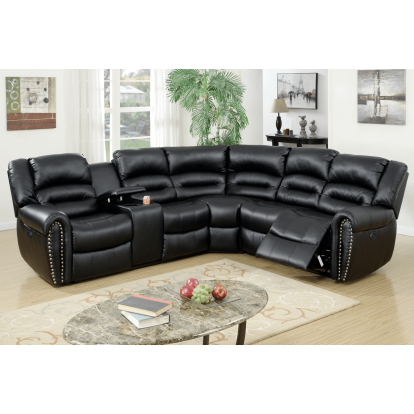 Poundex Power Reclining Sectional Model F86612