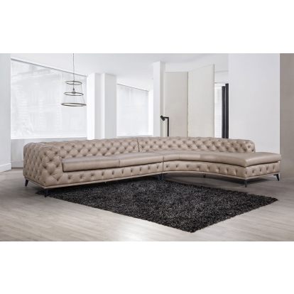 VIG Furniture Beige Sectional Sofa SKU VGEV2179-TAN-RAF-SECT - Product ID 79634