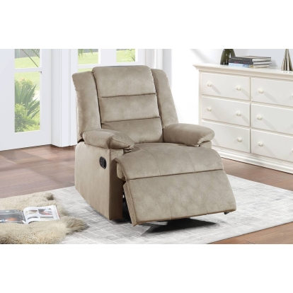 Poundex Manual Recliner Single Model F8772