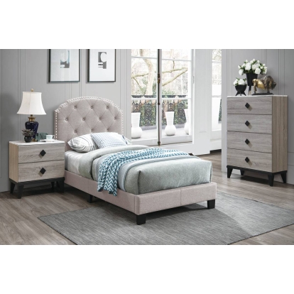 Poundex Twin Bed Model F9574T