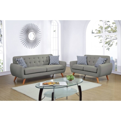 Poundex 2-Piece Sofa Set Model F6912