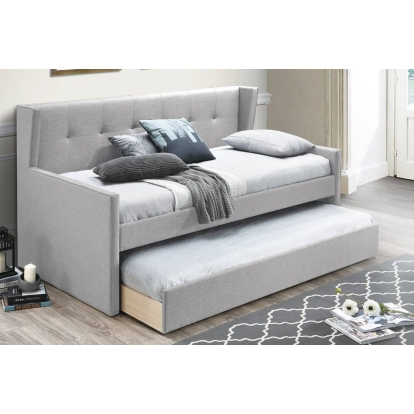 Poundex Day Bed With Slats + Trundle Model F9459