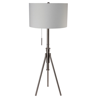 Zaya Brushed Steel Floor Lamp Model L731171F-SV by Furniture of America