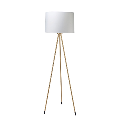 Zera White/Gold Floor Lamp Model L731181-WH by Furniture of America