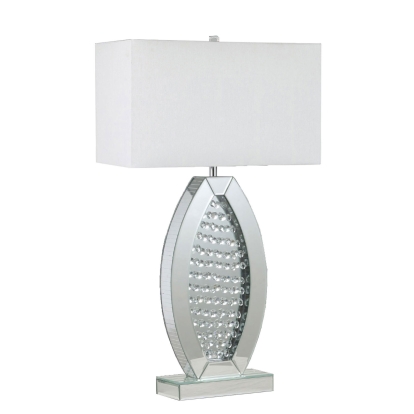 Myda Silver/White Table Lamp Model L74001 by Furniture of America