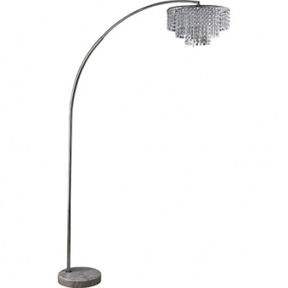 Furniture of America Julie Transitional Metal Chrome Floor Lamp Model L76938SN