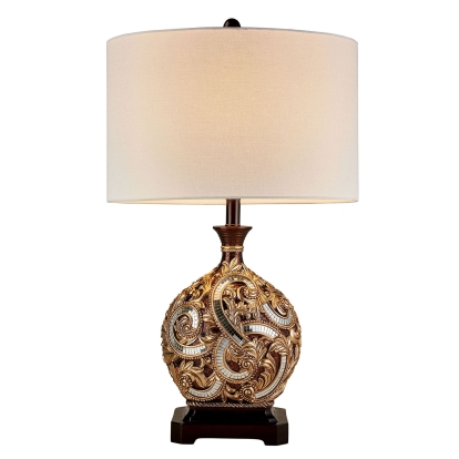 Guadalupe Gold/Brown 29.5"H Golden Brown Table Lamp Model L9294T by Furniture of America