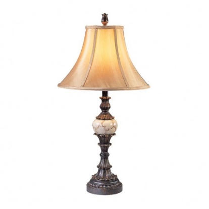 Furniture of America Rosalie Traditional Metal Antique Black Table Lamp (2-Box) Model L94161T-2PK