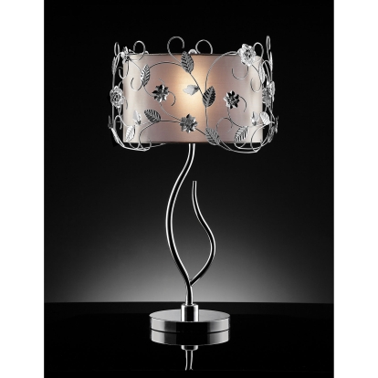 Elva Silver/Chrome Table Lamp Model L95121T by Furniture of America