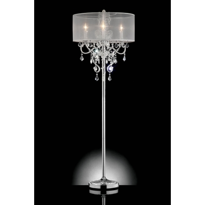 Rigel Silver 63"H Floor Lamp Model L9720F by Furniture of America