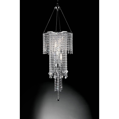 Alrai Clear 32"H Ceiling Lamp Model L9721H by Furniture of America