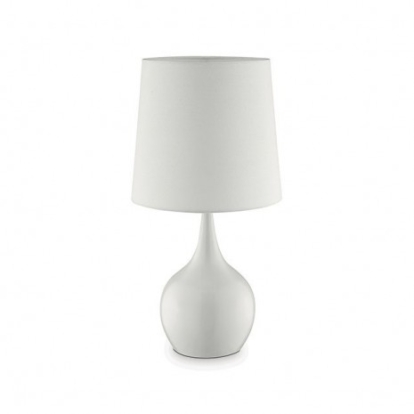 Furniture of America Edie Contemporary Metal White Table Lamp Model L9820WH