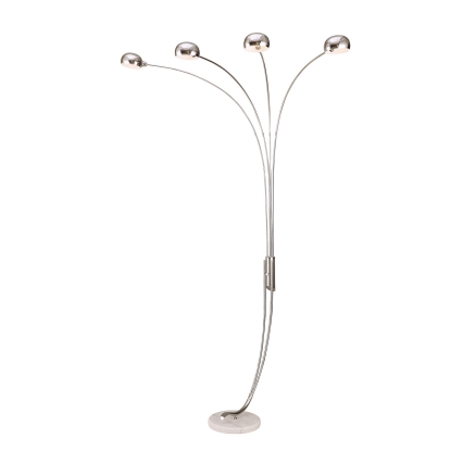 Loretta Chrome Arch Lamp Model L99741SR by Furniture of America