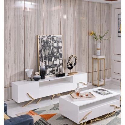 VIG Furniture White TV Stand SKU VGVC-TV8111-L - Product ID 79734