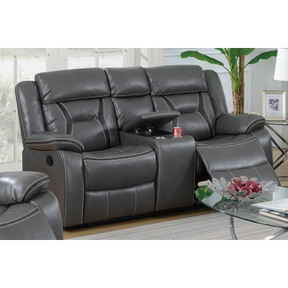 Poundex Motion Loveseat Model F6797