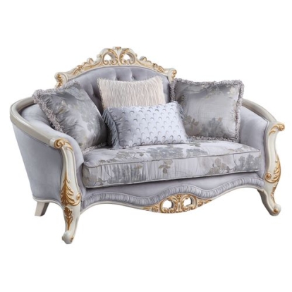 ACME Galelvith Loveseat With 4 Pillows Model LV00255