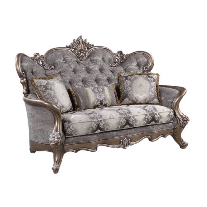 ACME Elozzol Loveseat With 3 Pillows Model LV00300