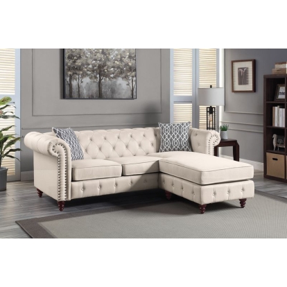 ACME Waldina Reversible Sectional Sofa Model LV00643