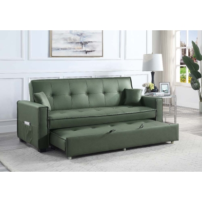 ACME Octavio Adjustable Sofa With 2 Pillows Model LV00824