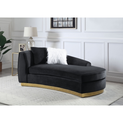 ACME Achelle Chaise With 2 Pillows Model LV01048