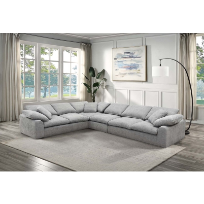 ACME Naveen Sectional Sofa With 6 Pillows Model LV01563