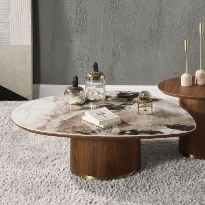 ACME Willene COFFEE TABLE With CERAMIC TOP Model LV03155