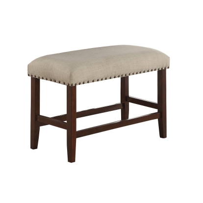 Poundex Counter Height Bench Model F1549