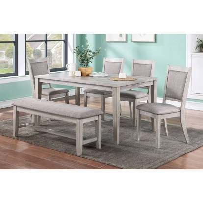 Poundex 6-Pcs Dining Set Model F2606
