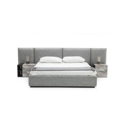 VIG Furniture Grey Bed SKU VGMABR-121-GRY-BED - Product ID 79023|79024