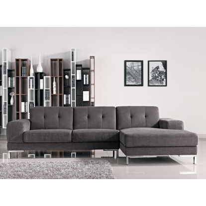 VIG Furniture Grey Sectional Sofa SKU VGMB-1071B-GRY-RAF - Product ID 73451