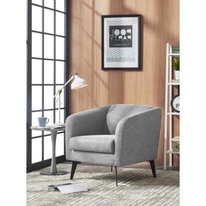 VIG Furniture Grey Lounge Chair SKU VGMB-1821-LTGRY - Product ID 75842