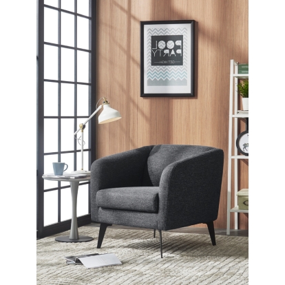 VIG Furniture Grey Lounge Chair SKU VGMB-1821-DKGRY - Product ID 75843