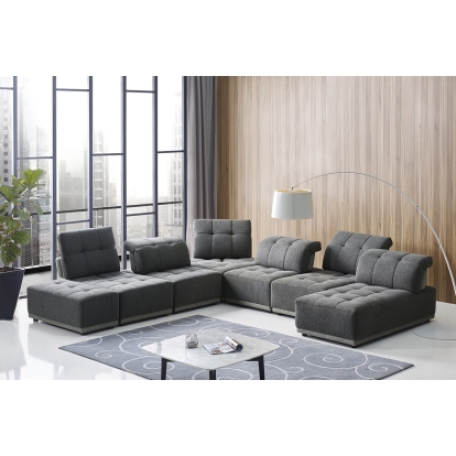 VIG Furniture Dark Grey Sectional Sofa SKU VGMB-1881-GRY - Product ID 76075